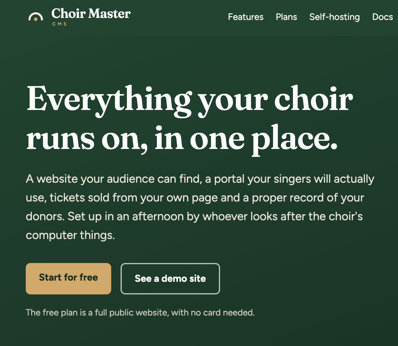 ChoirMaster CMS